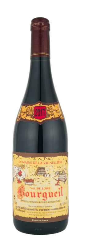 Vin rouge Bourgueil cabernet franc